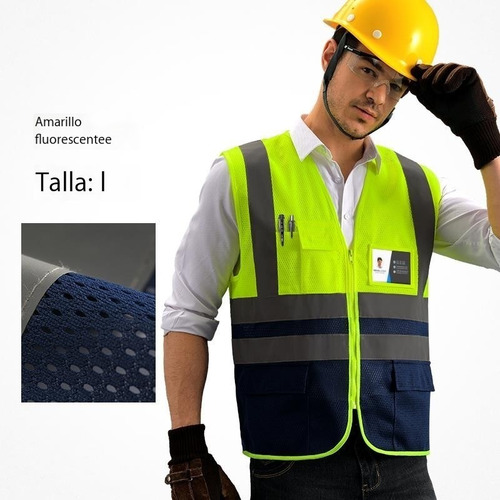 Chaqueta De Malla Transpirable Fluorescente For Coche.