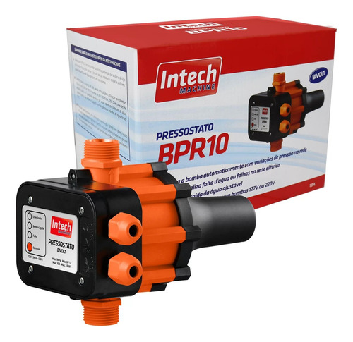 Controlador Automático Pressão De Água Pressurização Bivolt 110v/220v