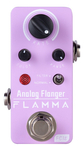Flamma Analog Flanger Fc15 Pedal Flanger Para Guitarra