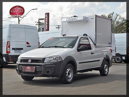 Imagem 3 de 14 de Fiat Strada Com Baú Refrigerado Modelo Working 2016