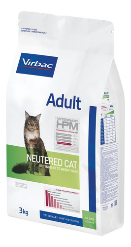 Virbac Hpm Adult Neutered Cat 3kg