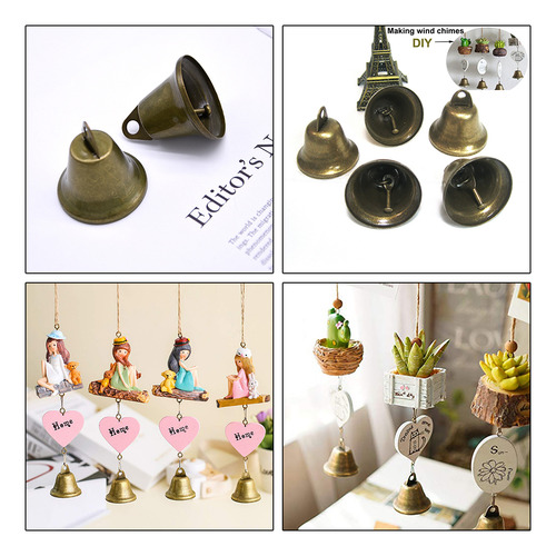 Cascabeles De Bronce De 38 Mm Hechos A Mano, Estilo Vintage,