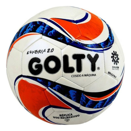 Balón Golty Euforia 2.0 Blanco/naranja/azul - Fútbol