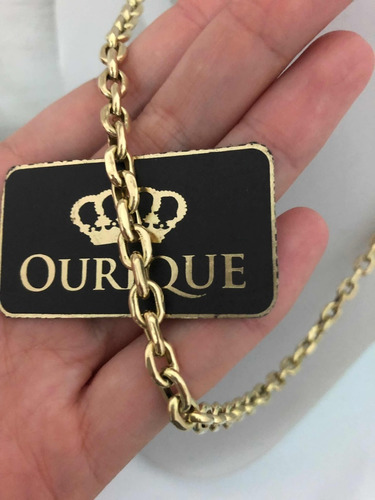 Corrente Masculina Cordão De Ouro 18k 750 Promoção 