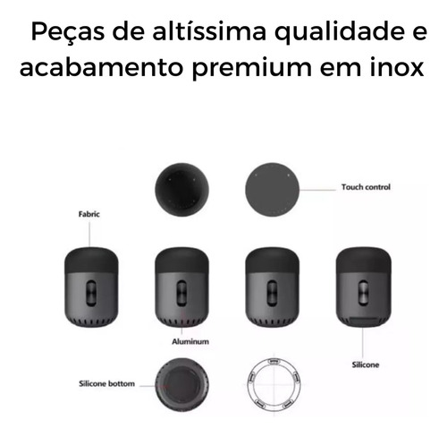 Monitor De Áudio 60w Caixa De Som Bluetooth 5 Alto Falante