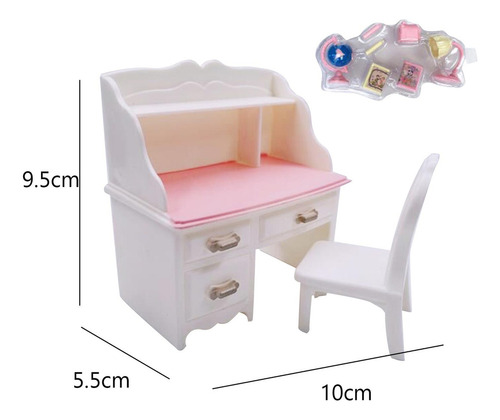 4 Paquete De 2-4 Sillas De Escritorio En Miniatura 4 Piezas