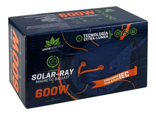 Balastro Grow Genetcis Solar Ray 600w