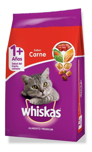 Imagen 1 de 2 de Alimento Para Gato Carne Whiskas 500g