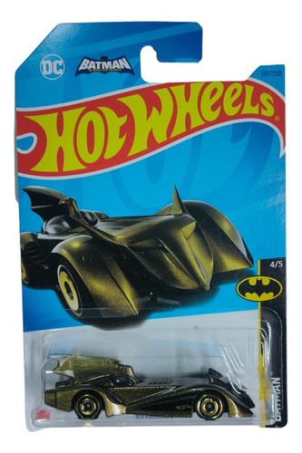 Hot Wheels Batman The Brave & The Bold Batmobile 4-5 Dorado