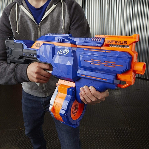 Nerf Pistola N-strike Elite Infinus 30 Dardos E0439 Educando
