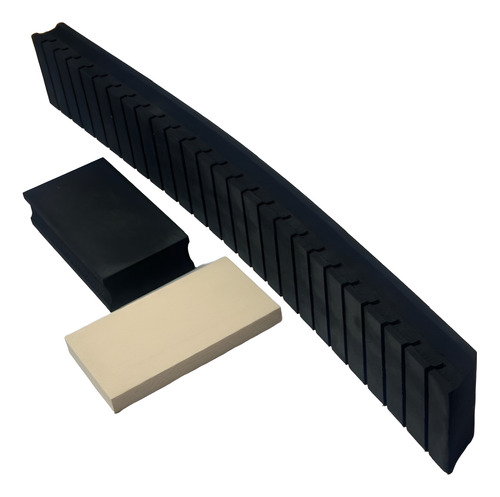 Kit Taco Fatiado P/ Lixamento Manual 50 Cm+2 Tacos Variados