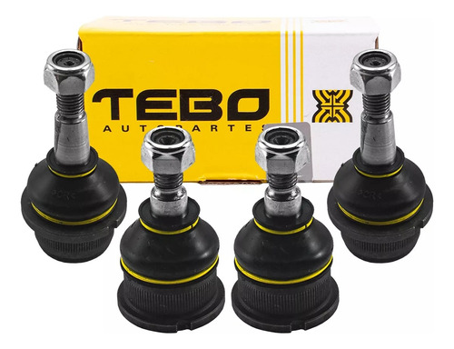 Rotula Suspension Vocho Vw Sedan 64-04 4 Pzas Tebo