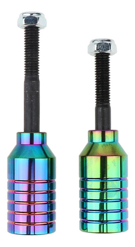 Imagen 3 de 9 de 2x2pcs Scooter Stunt Pegs Set Clavijas Y Ejes De Aleación