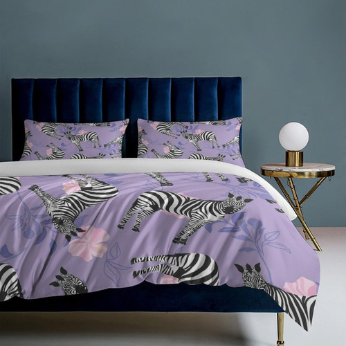 Conjunto De Cama Wosabee Zebra Conjunto De Edredom Zebra Flo