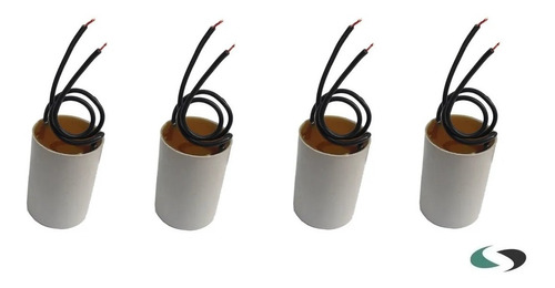 Capacitor Motor Fio 4uf 400v Cmlw Weg - 4 Peças