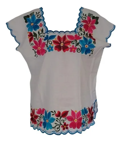 Huipil blusa yucateca new arrivals