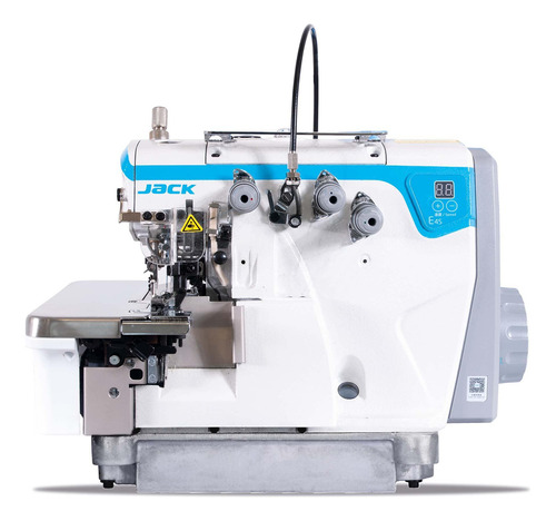 Máquina Costura Overlock Industrial Com Embutidor Jack - E4s