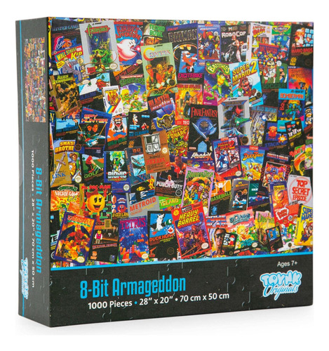 Videojuego Retro Jigsaw Puzzle Toynk Armageddon De 8 Bits, 1