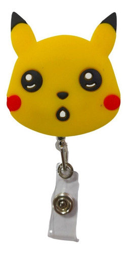 Yoyo Retráctil Porta Credencial Modelo Pikachu