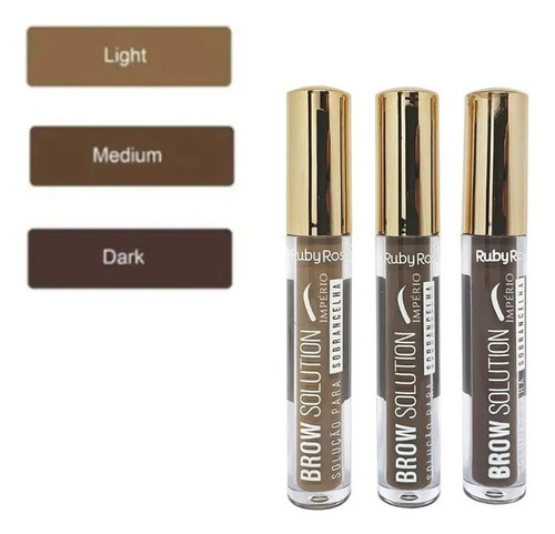 Brow Solution Tinta Para Cejas Tono Medium Matte Ruby Rose