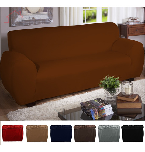 Funda de sofá de malla de gel de 3 plazas Arte Cazza, color marrón