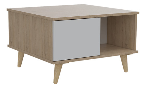  Mesa De Centro Acacia, Rovere Y Blanco