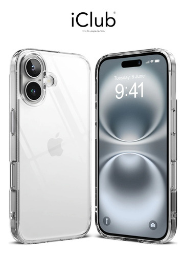 Funda Ringke Para Iphone 16 Fusion Clear Transparente Iphone 16