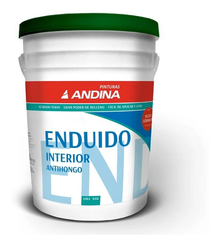 Enduido Interior Andina 10 Litro Antihongo