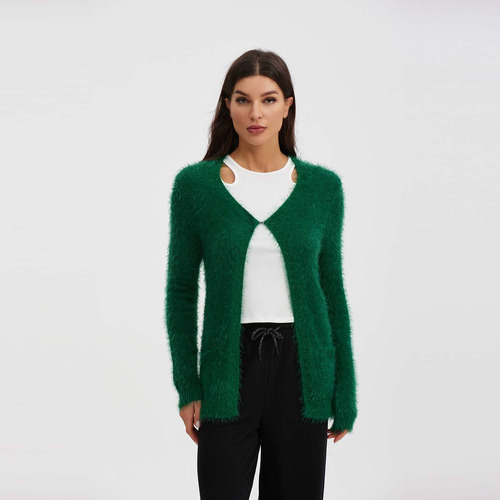 Sweater Mujer Estilo Verde Botella Fashion's Park