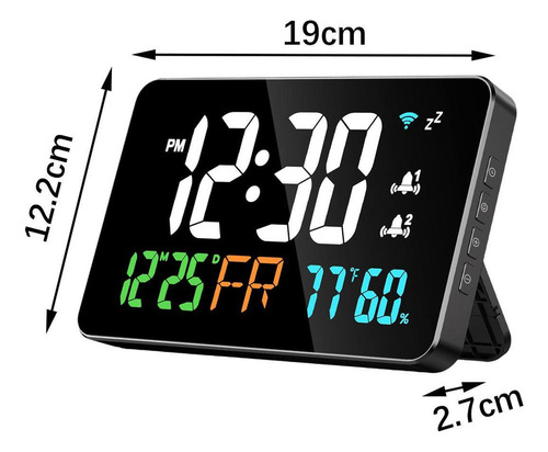 Reloj De Pared Digital Reloj De Pared Led Decoración De