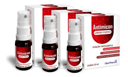 Spray Antimicótico Unhas Fortes 30ml Uberpharma