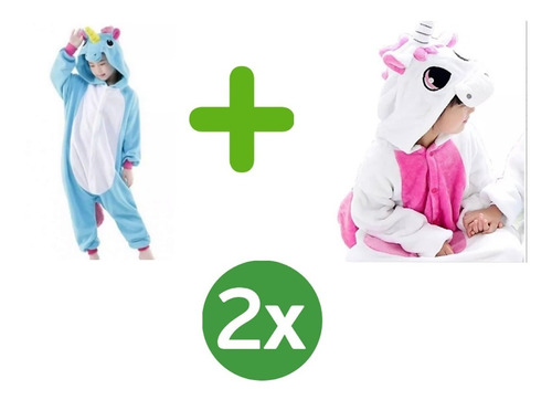 Pack Pijama Unicornio Niños Envio Gratis Kigurumi 3 A 12 Año