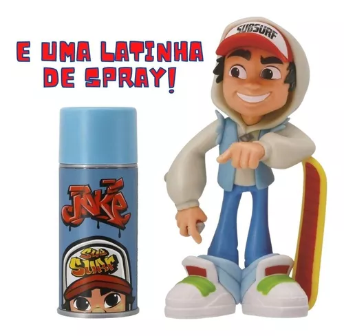 Kit Subway Surfers Spray Jake + Mini Sneakers + Boneco Jake - Bang Toys em  Promoção na Americanas