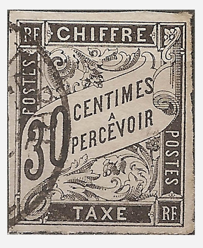 Francia Colonias Yvert T T N°9 Año 1884 Cat. ++euros