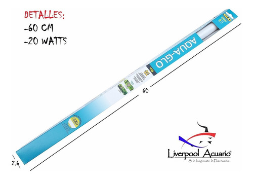 Accesorios Para Acuarios - Fluorescentes T8 60cm 20 Watts