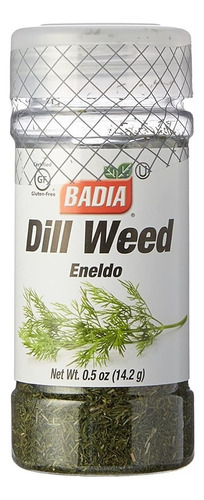 Dill Weed Badia Eneldo Gluten Free Especias 14.2grs.