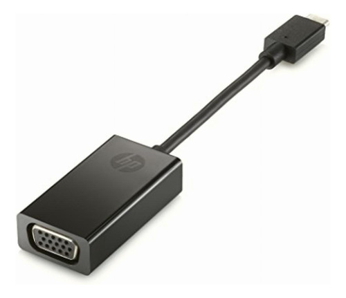 Hp P7z54aa#abl Adaptor Usb-c A Vga, Color Negro