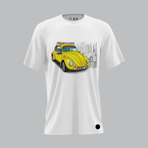 Playera Vocho Amarillo Parrilla