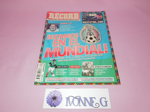 Revista Record Especial Seleccion Mexicana Año 2009