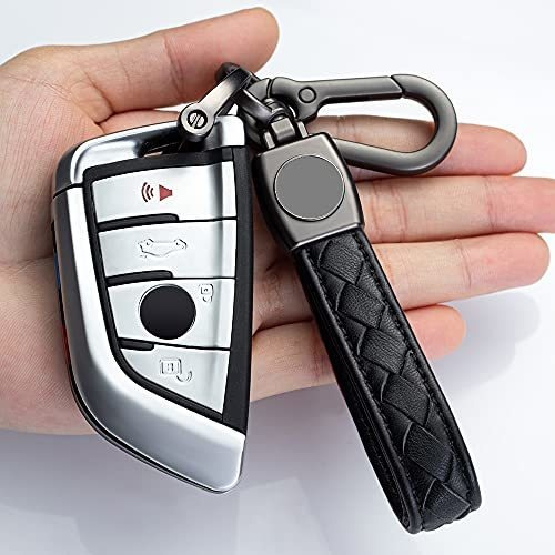 Chenmi Genuine Leather Car Logo Keychain Keyring Tb7fn