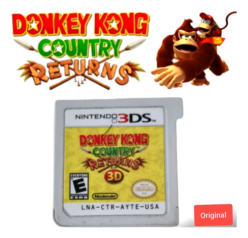 Jogo Donkey Kong Country Returns 3d -  Nintendo 3ds  Loose 