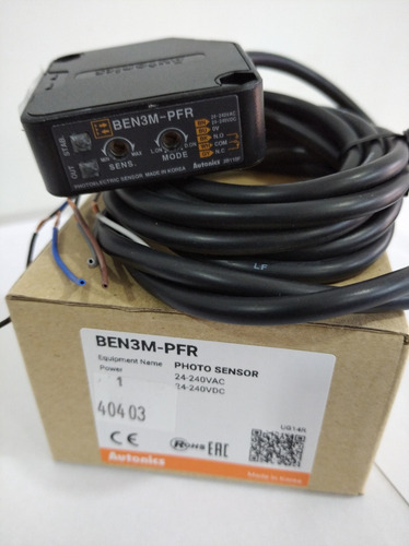 Sensor Fotoeléctrico Ben3m-pfr Autonics