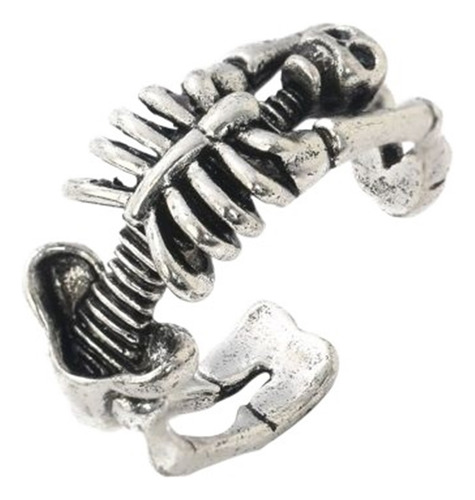 Calidad Anillo Punk Abierto Ajustable Calavera