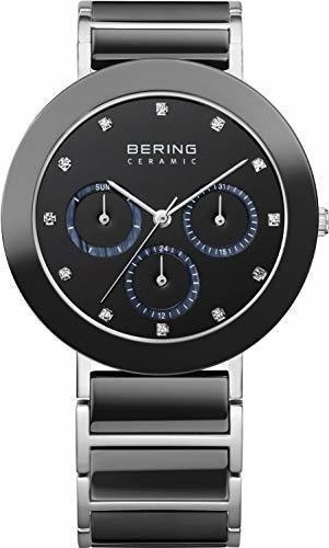 Bering Time 11438-742 Reloj Para Mujer De Cerámica Con Banda