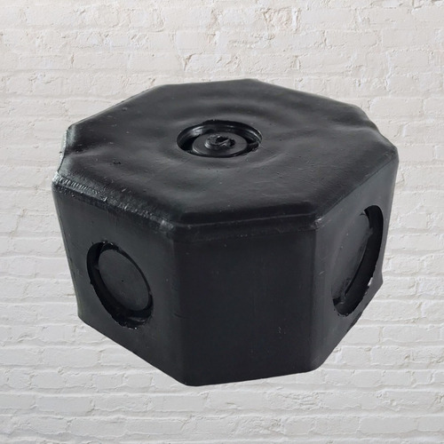 Caixinha 3x3 Pvc Preta Agarre