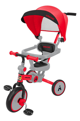 Apache Triciclo Carriola 7 En 1, Multifunción Y Plegable