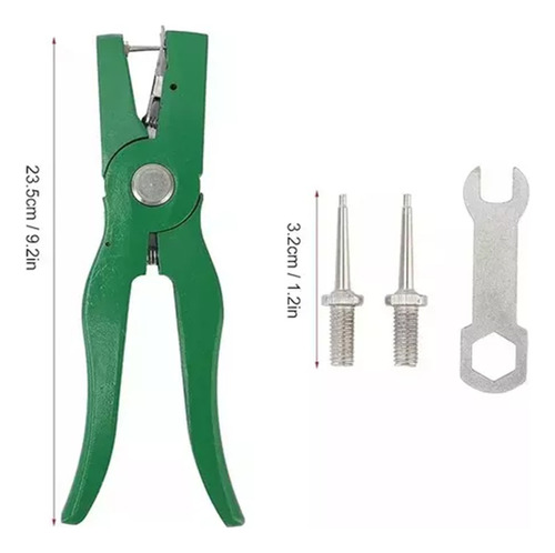 001-100 Aretes Para Cerdo Ganado Numeros Láser Con Pinza