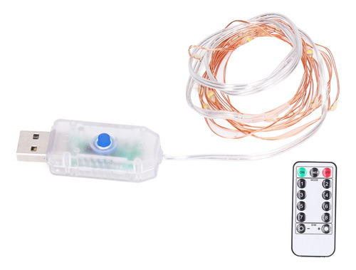 Cadena De Luces Led, 8 Modos, Luces Colgantes Starburst Con