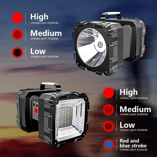 . Super Powerful Rechargeable Led Projector 100000 Ml 40w