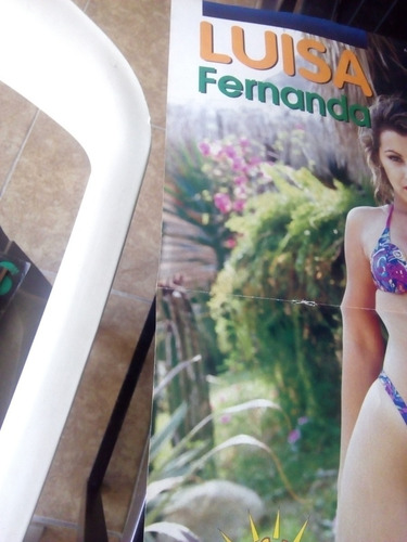 Luisa Fernanda En Poster Central Tvynovelas Acapulco 1994 (Usado)